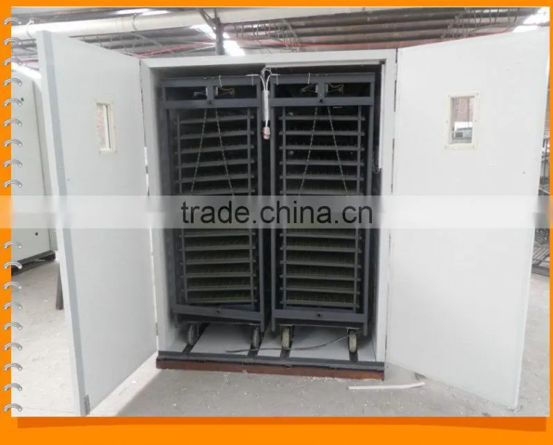 Full automatic eggs incubator hatching chicken eggs (9856 eggs)