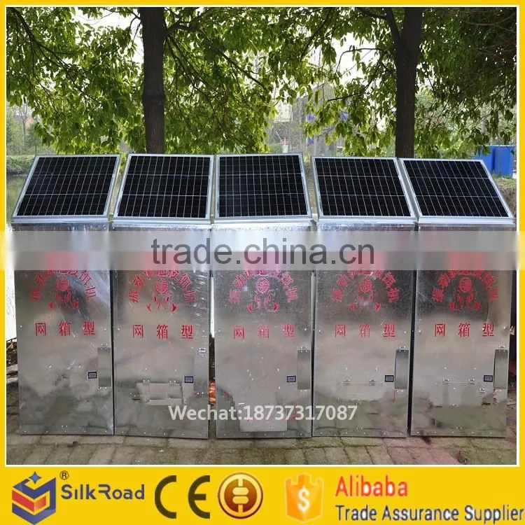 Plastic solar type Automatic Fish Feeder for Aquaculture