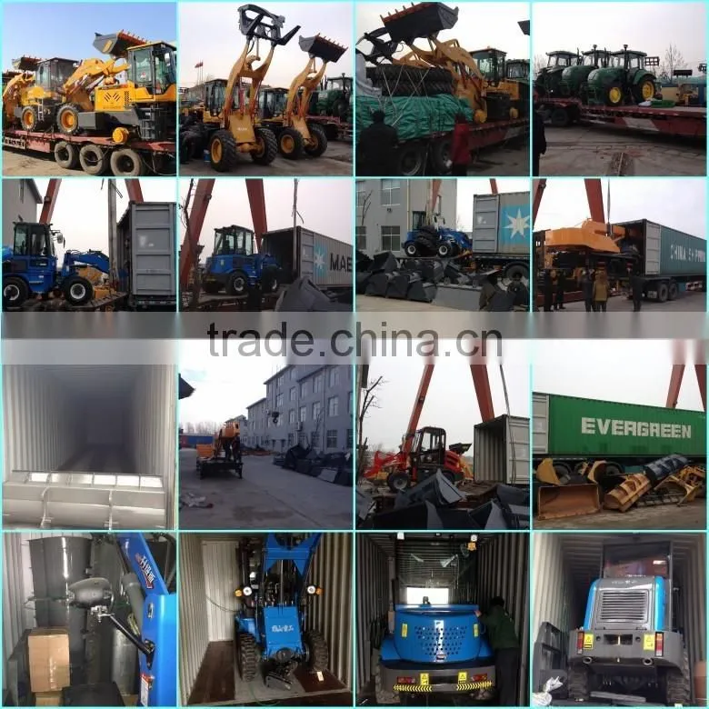 zl925 multipurpose woodworking machine with hydraulic joystick control , well made in chine small tractor front end loader