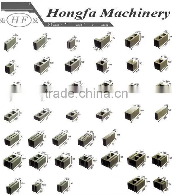 QTJ4-26 concrete paver brick machine in Mozambique