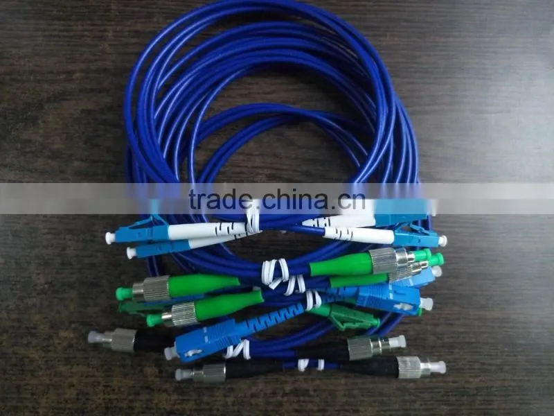 good quality exciting price armored fiber patch cord 0.2dB 0.1dB