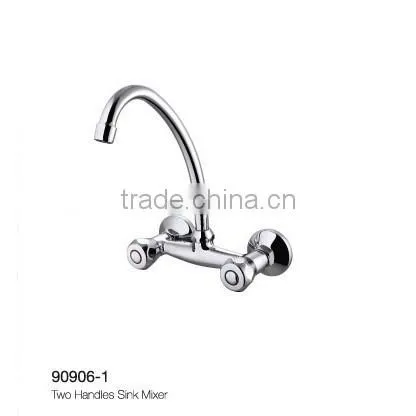 Cheap Dual Handles Kitchen Hot Cold Water Mixer Tap
