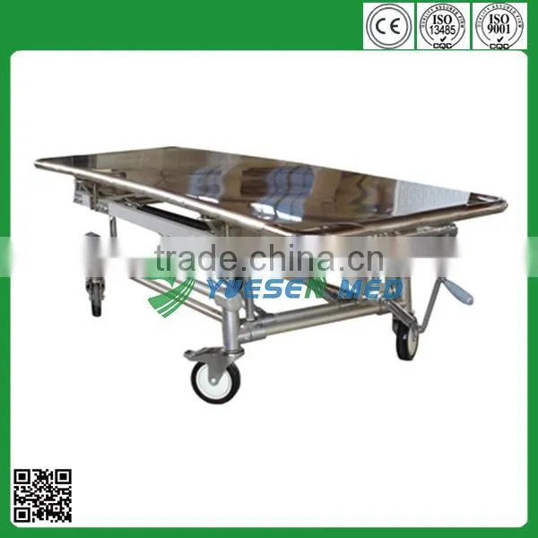 One stop shopping funeral service mortuary trolley