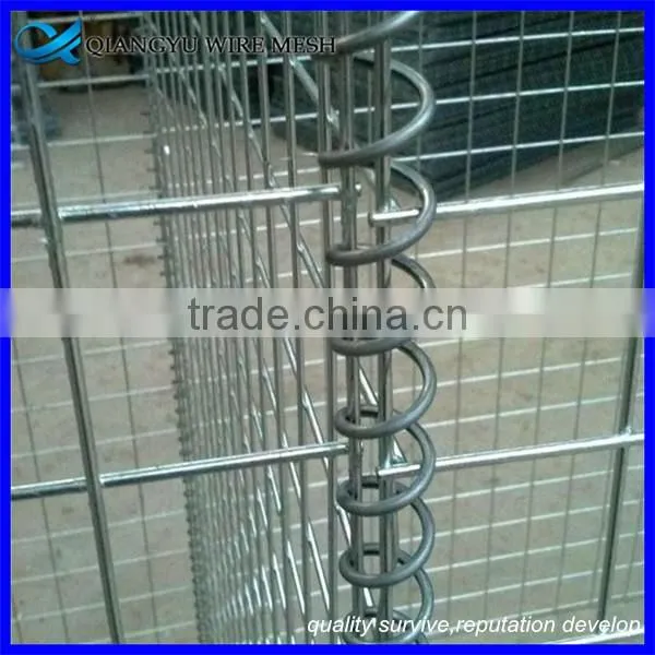 welded wire mesh gabion fence & pvc coated hexagonal wire netting gabion