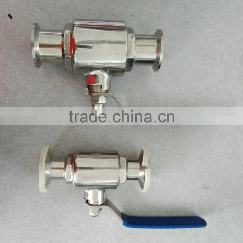 Hot sale 3 inch stainless steel 304 food grade sanitary ball valve