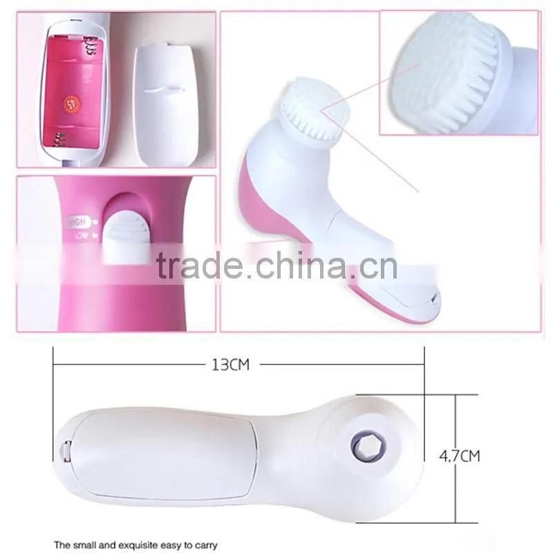 5 in 1 Facial Machine Electric Facial Brush Face Cleansing Brush Body Skin Care Massager