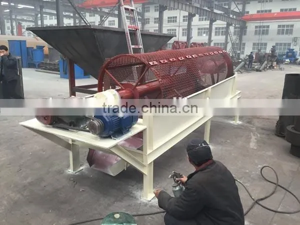 Iron powder drum rotary screen cleaning machine, drum sieve, good quality trommel screen for sale