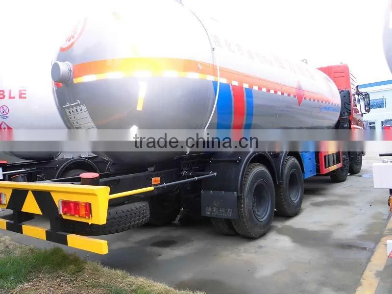 Dongfeng Kingland 8x4 35m3 LPG tank 290ph auto lpg tank