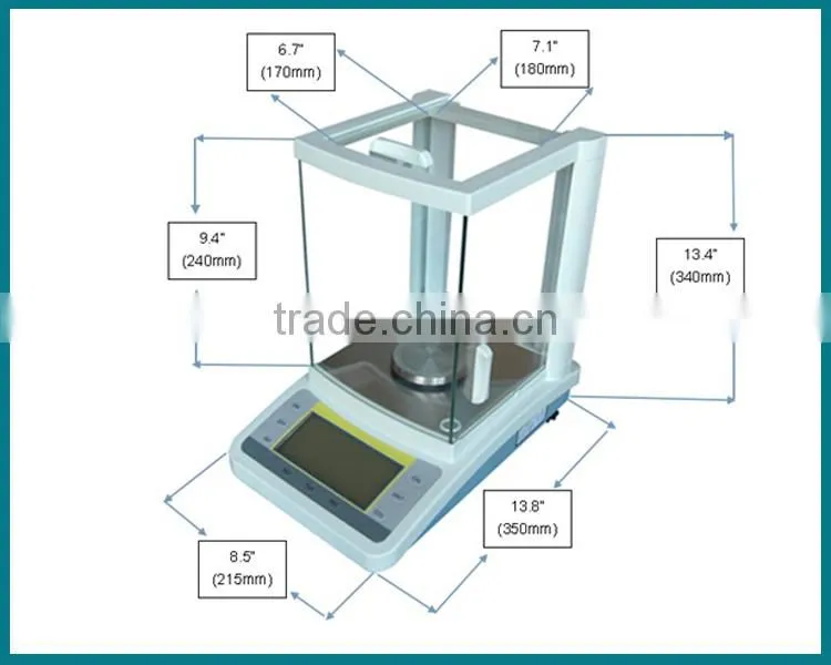 500g 0.001g digital analytical commercial scale