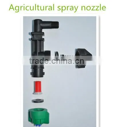 Threaded connection agricultural spray nozzles