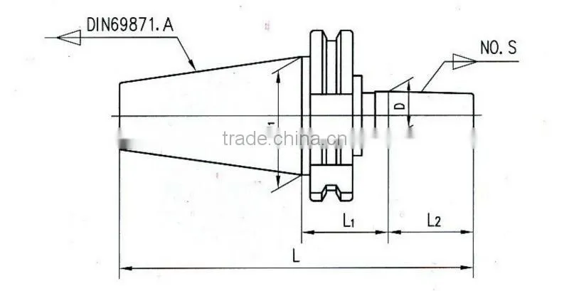 DIN DRILL CHUCK ARBORS