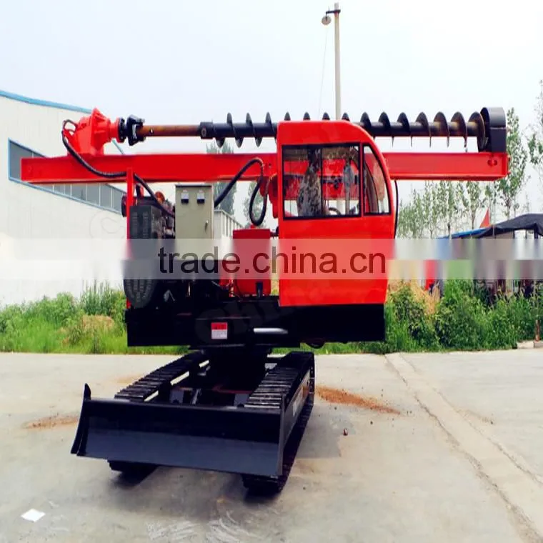 Hydraulic hammer pile driver for construction