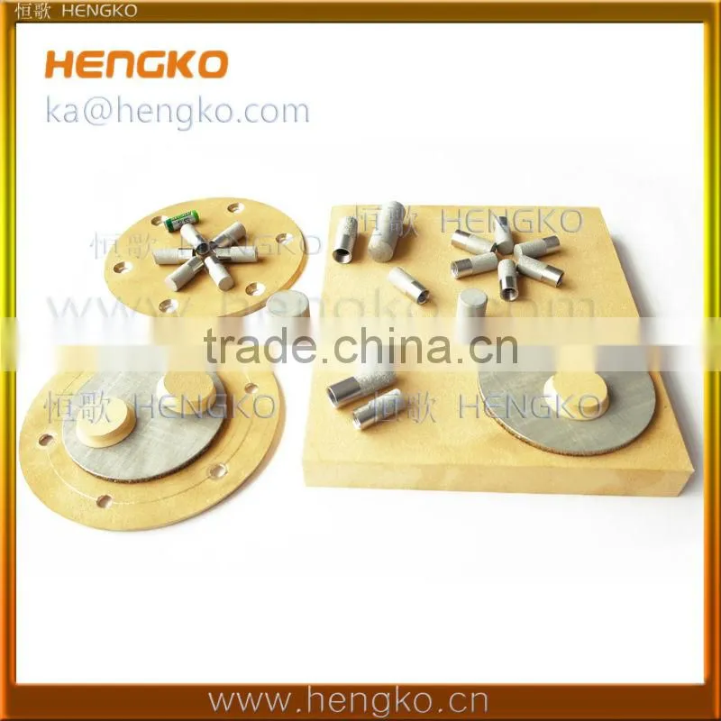 Microns Sintered Porous Brass Bronze 316L Stainless Steel Disk Filter