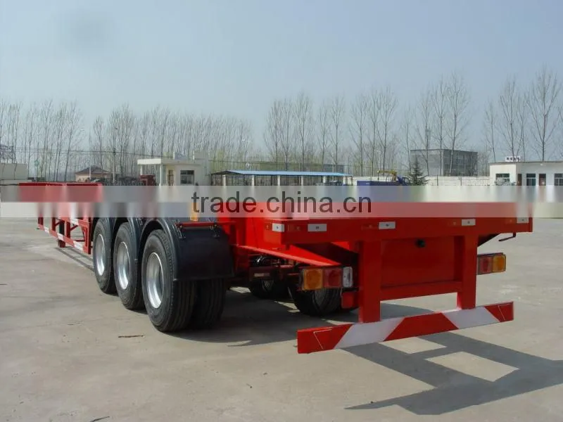 3 Axles 40 FT Container Chassis Semi Trailer For Sale