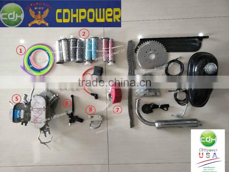 Bicycle gas engine kit/80cc bicycle engine parts/bicimoto SUPER PK80