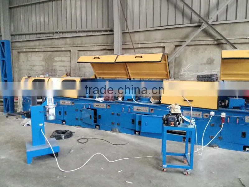 Straight line wire drawing machine