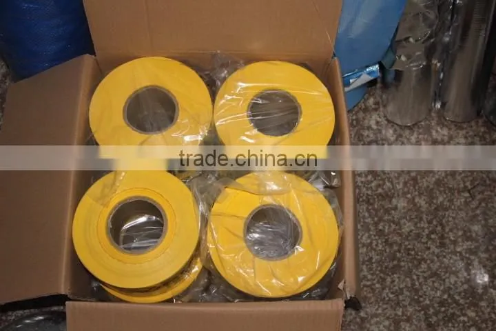pe woven cloth yellow printable caution tape
