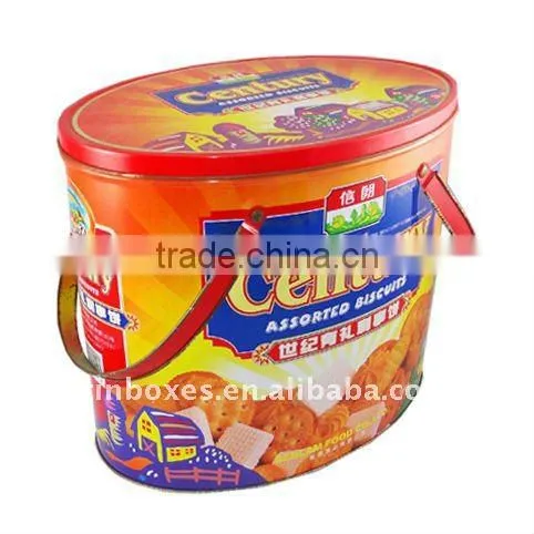 large pretty food grade 1KG cookies can ( E216 )