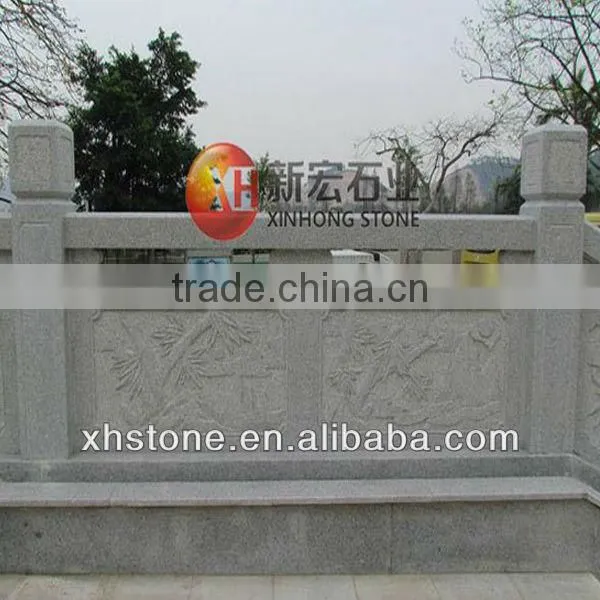 Stone Handrails for outdoor steps