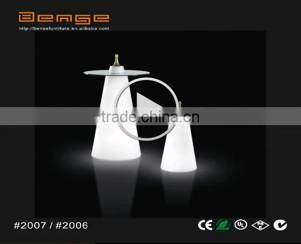 2016 hot sale led table outdoor furniture