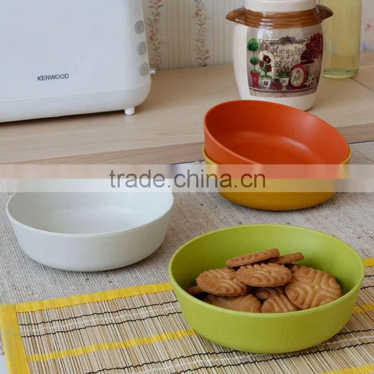2016 factory wholesale bamboo fibre plant fibre plate