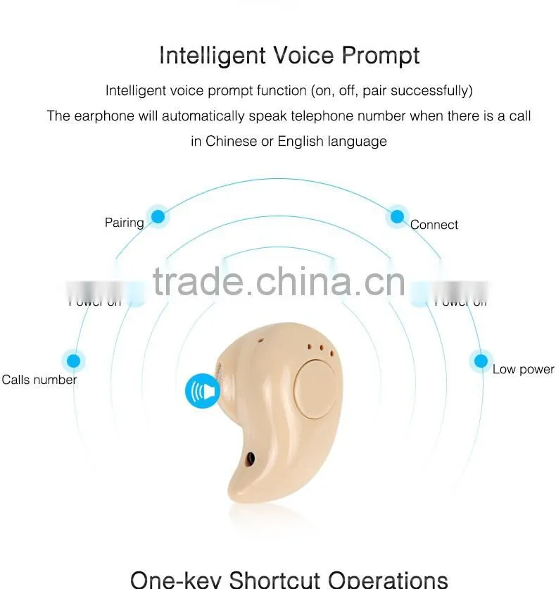 Factory supply earphone for iphone 6 new bluetooth earphone with 3.5mm jack