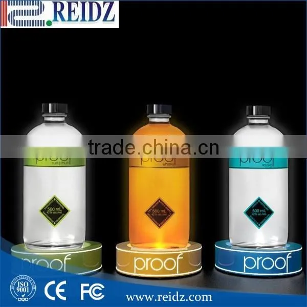 Alibaba led light bottle holder bar shelf liquor rack bar