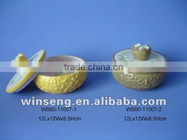 hot selling Cat and Fish decorative ceramic cake holder