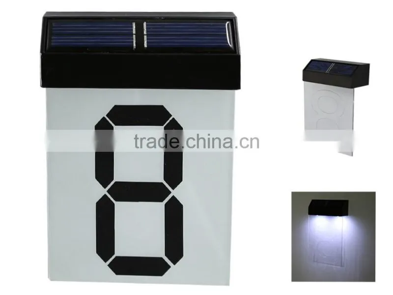 solar led house number plate with CE