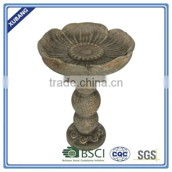 Landscaping flower shape Birdbath, Bird feeder