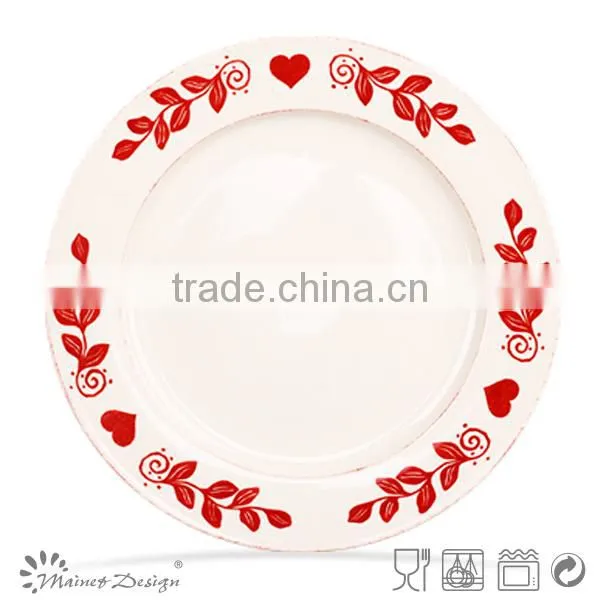 ceramic plate set for Christmas Holiday