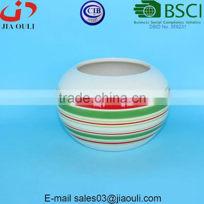 Under glazed Ceramic planter garden pot