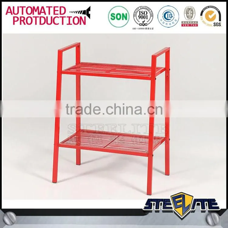 Multi-functional iron flower shelf models wall shelf for books