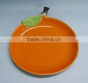ceramic pear kid serving plate
