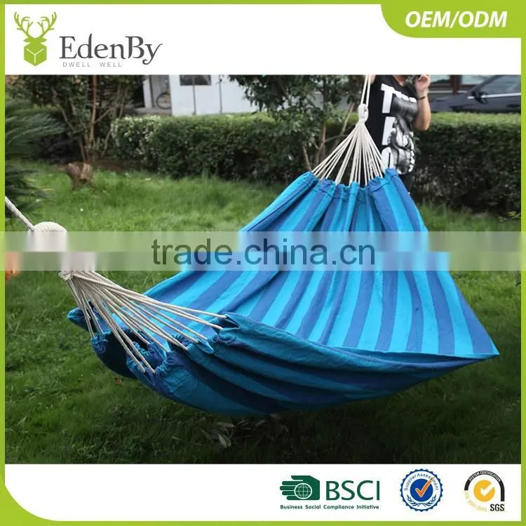 Garden Traveling Camping Hammock with canvas Cheap Comfortable Camping Hammock