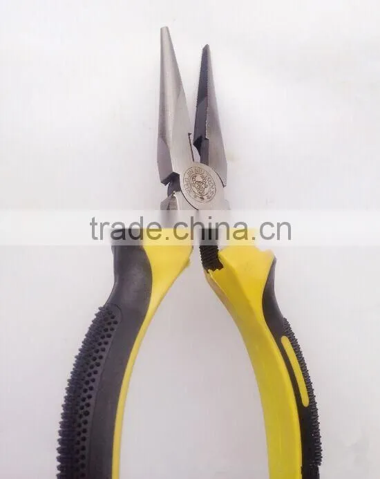 Stainless long flat nose pliers function