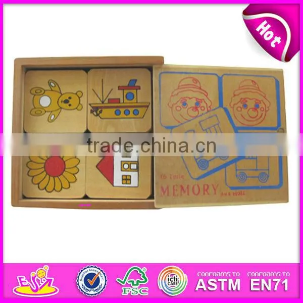 2015 New wooden custom dominoes for kids,wooden toy Popular domino for children,cute wooden domino set for baby WJ278285