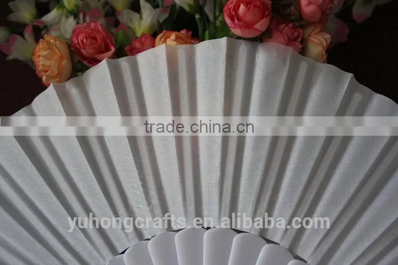 Colorful plastic wedding fan