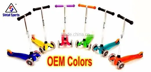 customized kids scooter 3 wheel scooter for wholesale