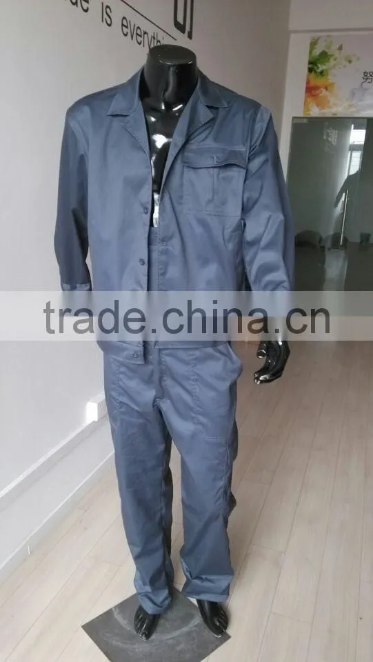 dark gey work jacket work pant mechanic workwear OEM MANUFACTURER made in China