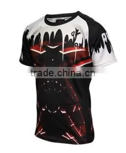 Men's Cool Dry sport wear Compression Reversible Baselayer Short Sleeves Baselayer T Shirts