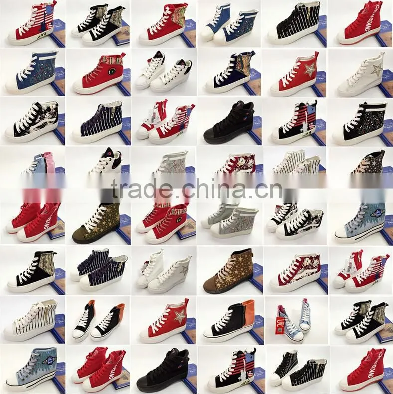 GZY wholesale men and women canvas shoes stock