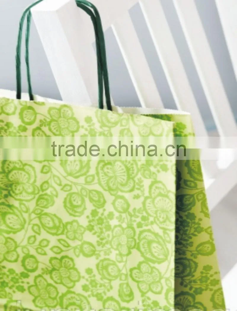 Twisted Paper Handles Brown Paper Bag