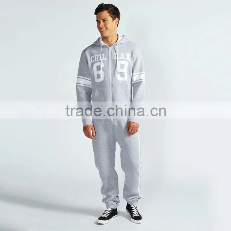 OEM wholesale quality plus size adult family thermal onesie for men