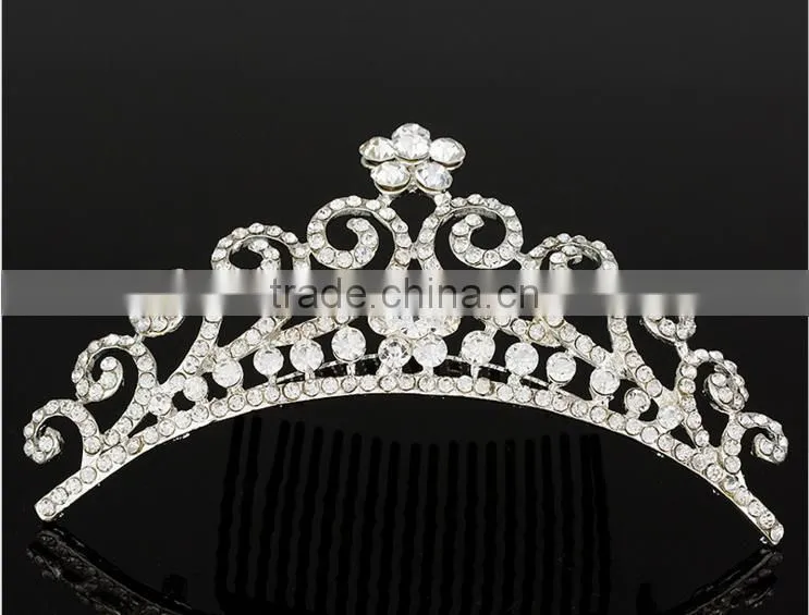 new design pageant crown and trial rhinestone pageant crowns for sale 2016 most popular pageant crowns china