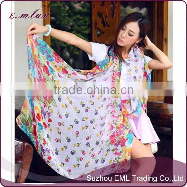 Cheap Promotion & Premium Gift Scarf in Printing design scarf