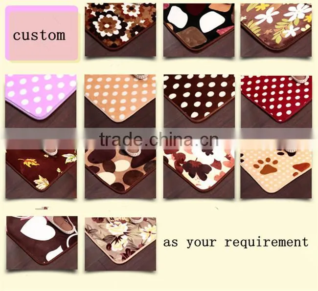 High quality 100%cotton round shower mat