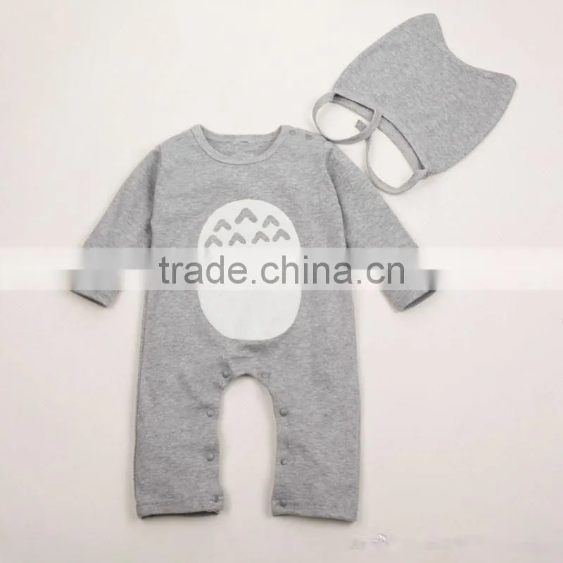 Latest design baby boy girl jumpsuit 2016 wholesale 100% cotton newborn baby romper unique kids designs image baby romper set