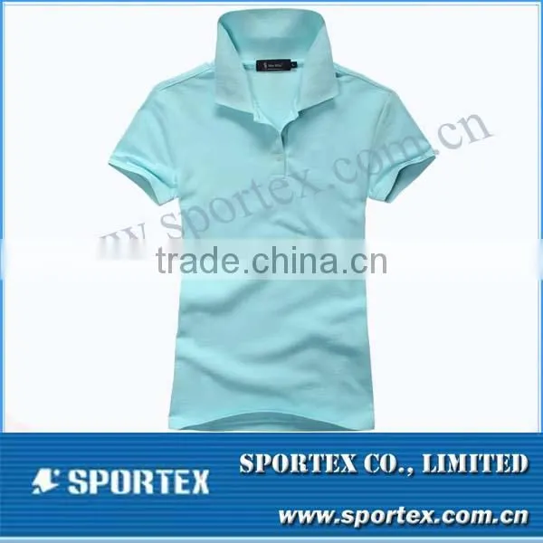 Ladies' polo shirt / Polo t shirt for ladies with 100% cotton
