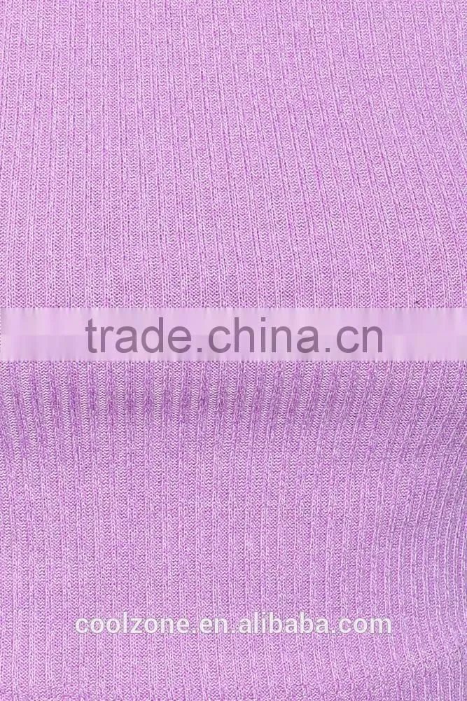 2015 New arrival turtle neck design sexy crop top/knitted sweatshirt for women